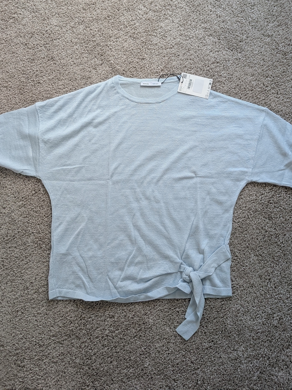 NWT MANGO Bow Knit Sweater